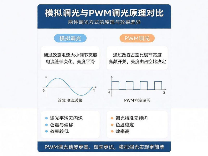 两种调光方式对比原理图